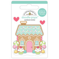 Doodlebug Design - Gingerbread Kisses Collection - Christmas - Stickers - Doodle-Pops - Candy Cottage