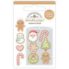 Doodlebug Design - Gingerbread Kisses Collection - Stickers - Doodle-Pops - Christmas Cookies