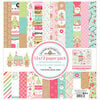 Doodlebug Design - Gingerbread Kisses Collection - Christmas - 12 x 12 Paper Pack