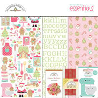 Doodlebug Design - Gingerbread Kisses Collection - Christmas - Essentials Kit