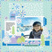 Doodlebug Design - Snow Much Fun Collection - 12 x 12 Double Sided Paper - Frozen Flurry