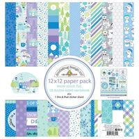 Doodlebug Design - Snow Much Fun Collection - 12 x 12 Paper Pack