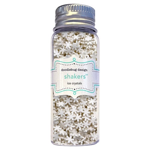 Doodlebug Design - Snow Much Fun Collection - Shakers - Ice Crystals