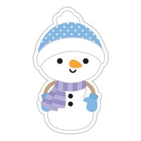 Doodlebug Design - Snow Much Fun Collection - Sticker - Doodles - Snowman