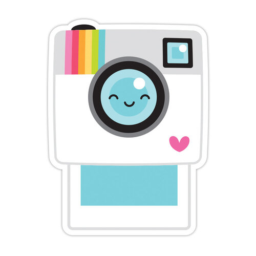 Doodlebug Design - Cute and Crafty Collection - Sticker - Doodles - Say Cheese