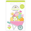 Doodlebug Design - Bunny Hop Collection - Cardstock Stickers - Doodle-Pops - Easter'S On Its Way