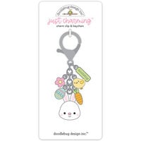 Doodlebug Design - Bunny Hop Collection - Just Charming Clip And Key Chain