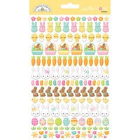 Doodlebug Design - Bunny Hop Collection - Puffy Stickers - Icons