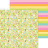 Doodlebug Design - Bunny Hop Collection - 12 x 12 Double Sided Paper - Bunny Hop