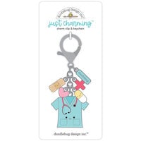 Doodlebug Design - Happy Healing Collection - Just Charming Clip And Keychain - Caregiver