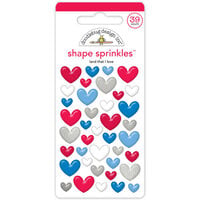 Doodlebug Design - Hometown USA Collection - Shape Sprinkles - Land That I Love