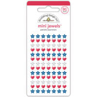 Doodlebug Design - Hometown USA Collection - Mini Jewels - Patriotic Assortment