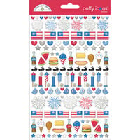 Doodlebug Design - Hometown USA Collection - Puffy Stickers - Icons