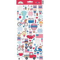 Doodlebug Design - Hometown USA Collection - Stickers - Icons