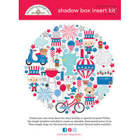 Doodlebug Design - Hometown USA Collection - Shadow Box Kit
