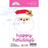 image of Doodlebug Design - Oh What Fun Collection - Doodle Cuts - Metal Dies - Happy Holidays