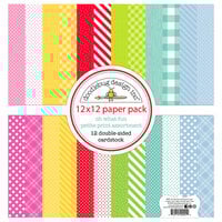 Doodlebug Design - Oh What Fun Collection - 12 x 12 Paper Pack - Petite Prints Assortment