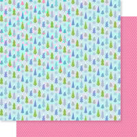 Bella Blvd - Snowflake Season Collection - 12 x 12 Double Sided Paper - Snow Grove