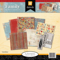 Daisy D's Paper Company - Beacon Hill Collection - Scrapbook Kit - Family