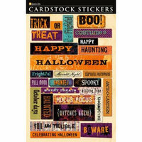 Daisy D's Paper Company - Halloween Collection - Cardstock Stickers - Halloween, CLEARANCE