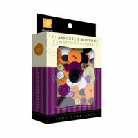 Daisy D's Paper Company - Halloween Collection - Tiny Treasures Assorted Buttons - Treat Me