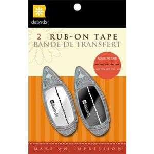 Daisy D's Paper Company - Rub On Tape - Straight Stitch