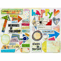 Daisy D's Paper Company - Wonder Years Collection - Cardstock Die-Cuts - Wonderland, CLEARANCE