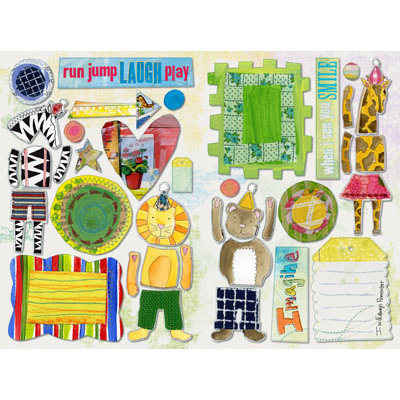 Daisy D's Paper Company - Wonder Years Collection - Cardstock Die-Cuts - Best Friends, CLEARANCE