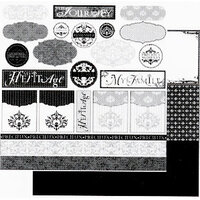 Delish Designs - Peppercorn Collection - 12 x 12 Double Sided Paper - Buffet