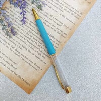 Dress My Craft - Blush Pen DIY - Metallic Blue