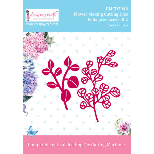 Dress My Craft - Flower Making Dies - Foliage And Leaves 2