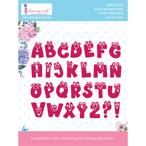 Dress My Craft - Dies - Funky Alphabets