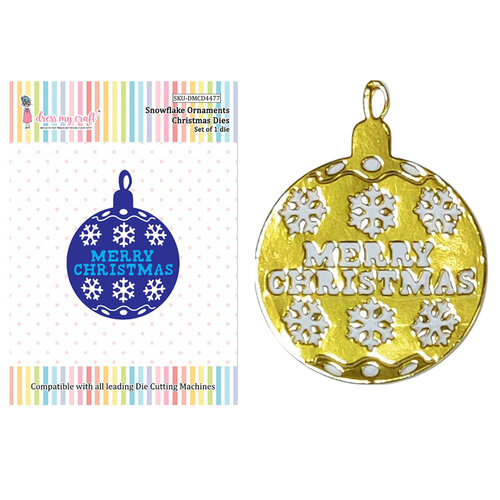 Christmas Ornament - Gold - DMC