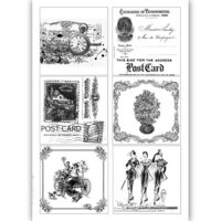 Dress My Craft - Transfer Me - Vintage Tile - Set Five