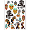 Dress My Craft - Transfer Me - Tribal Faces