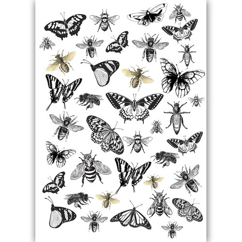 Dress My Craft - Transfer Me - Bees and Flies