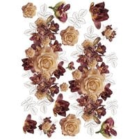 Dress My Craft - Transfer Me - Vintage Lilies With Roses