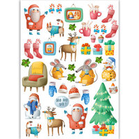 Dress My Craft - Christmas and Jinnie Collection - Transfer Me - Set One