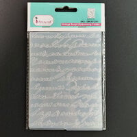 Dress My Craft - Embossing Folder - Vintage Script Pattern