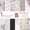 Dress My Craft - Pink Smoke Collection - 12 x 12 Paper Pad