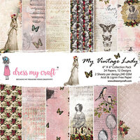 Dress My Craft - My Vintage Lady Collection - 6 x 6 Paper Pad
