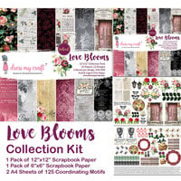 Dress My Craft - 12 x 12 Collection Kit - Love Blooms