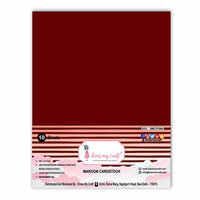 Dress My Craft - A4 Cardstock - Maroon - 10 Pack