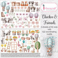 Dress My Craft - Motif Sheets - Chickoo and Friends