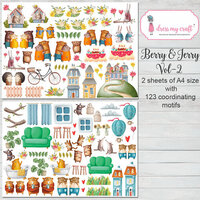 Dress My Craft - Berry and Jerry Collection - Motif Sheets - Volume 2