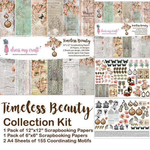 Dress My Craft - Timeless Beauty Collection - 12 x 12 Collection Kit