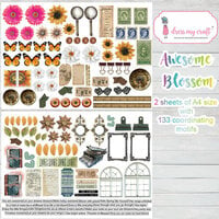 Dress My Craft - Awesome Blossom Collection - Motif Sheets
