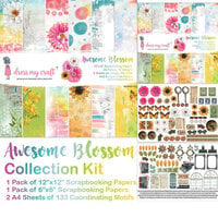 Dress My Craft - Awesome Blossom Collection - 12 x 12 Collection Kit