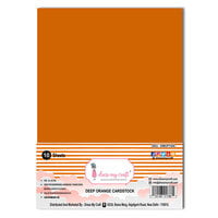 Dress My Craft - A4 Cardstock - Deep Orange - 10 Pack