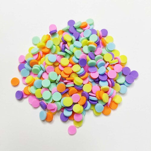 Dress My Craft - Shaker Elements - Rainbow Confetti Slices